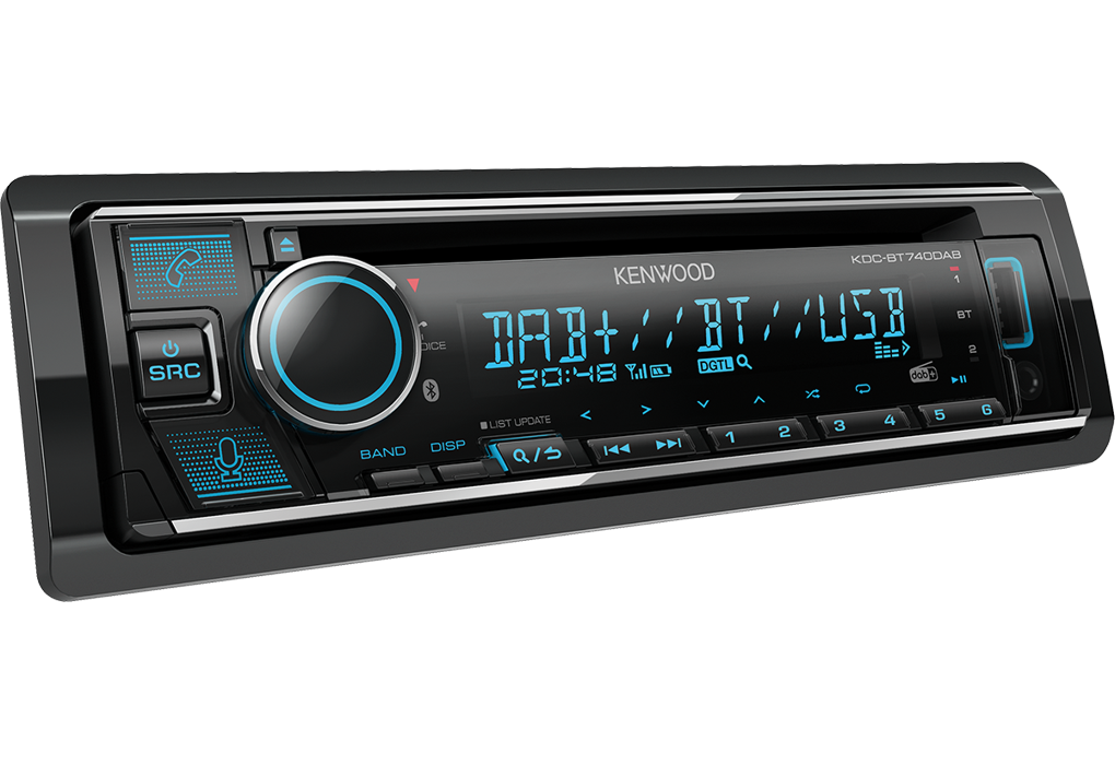 Kenwood 1Din Cd Usb/Aux Iphone Bt Dab+ KDC-BT740DAB
