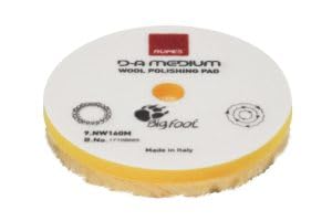 Rupes Bigfoot Da Wool Precision Polishing Pad Yellow Medium 160Mm 9.NW160M