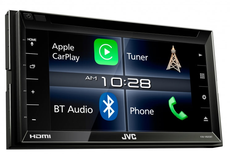 JVC 6.8in. Apple CarPlay AV Tuner KW-V820BTSB