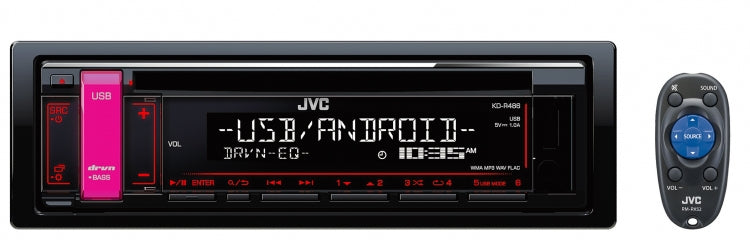 JVC KD-R486 USB CD Tuner KD-R486SB