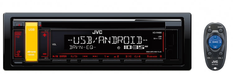 JVC KD-R486 USB CD Tuner KD-R486SB