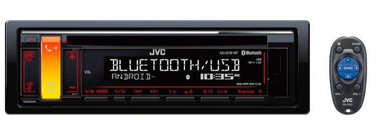 JVC Head Unit Bluetooth/USB/CD KD-R781BTSB