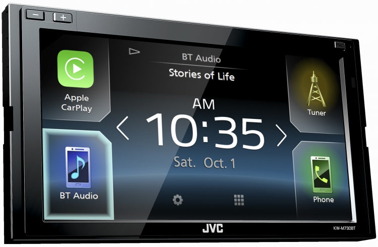 JVC KW-M730BT CarPlay Android Auto Bluetooth AV Tuner KW-M730BTSB