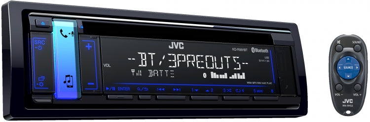 JVC KD-R991BT Bluetooth iPhone USB CD Tuner KD-R991BTSB