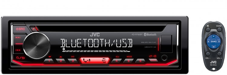 JVC KD-R792BT Bluetooth USB CD Tuner KD-R792BTSB