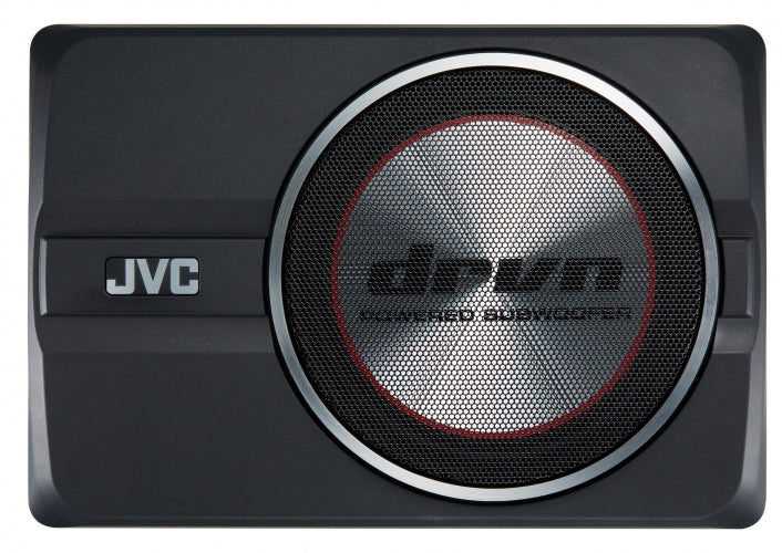 JVC 8in. 250W Compact Powered Underseat Subwoofer CW-DRA8SB