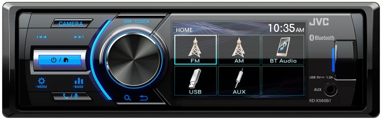 JVC KD-X560BT Bluetooth 3in. Screen USB Tuner KD-X560BTSB