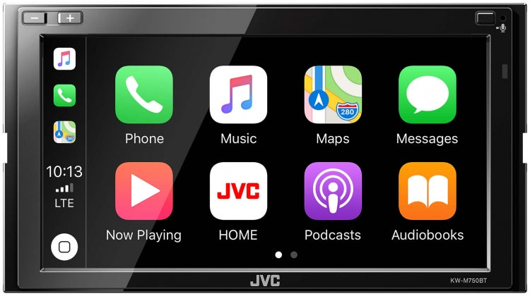 JVC Apple CarPlay Android Auto 2-DIN Head Unit KW-M750BTSB