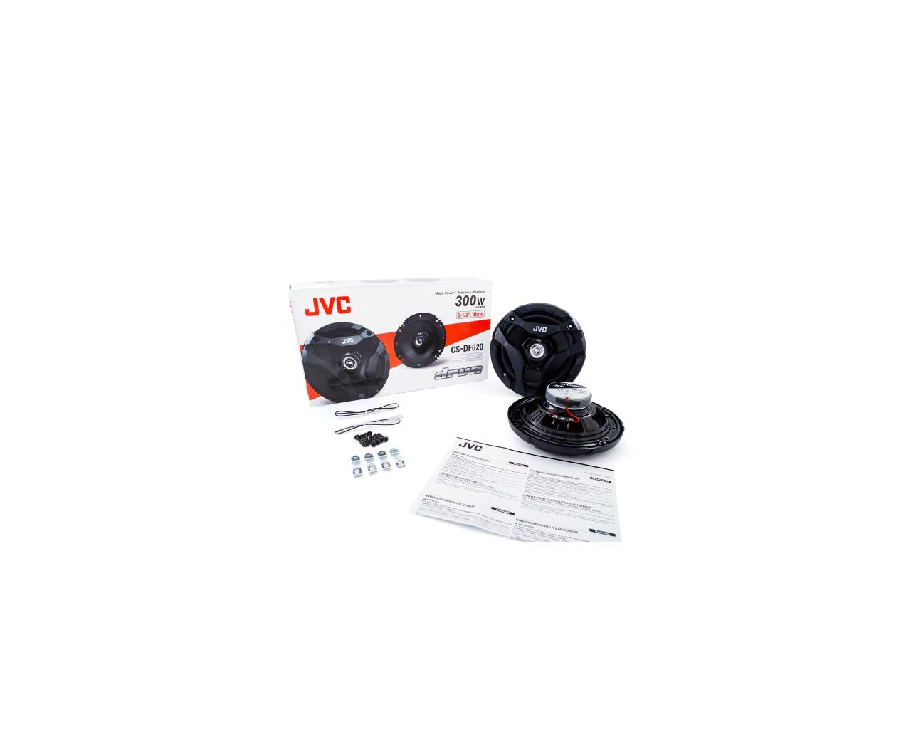 JVC DF 6in. 2-Way 300W Peak Speakers CS-DF620