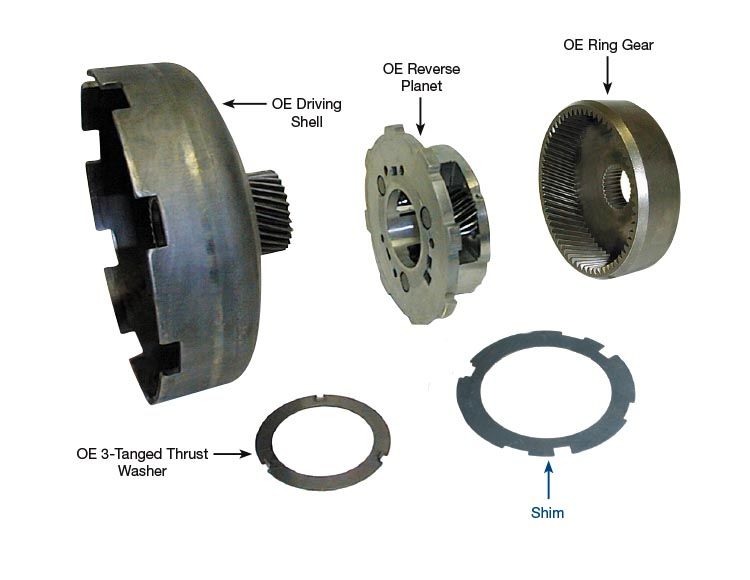 Sonnax Shim A727/46-47 R/Plnt .010 10Pk 22700-Z