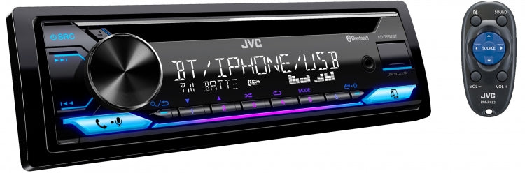 JVC 1-DIN CD Media Receiver/Bluetooth/iPod/USB KD-T952BT