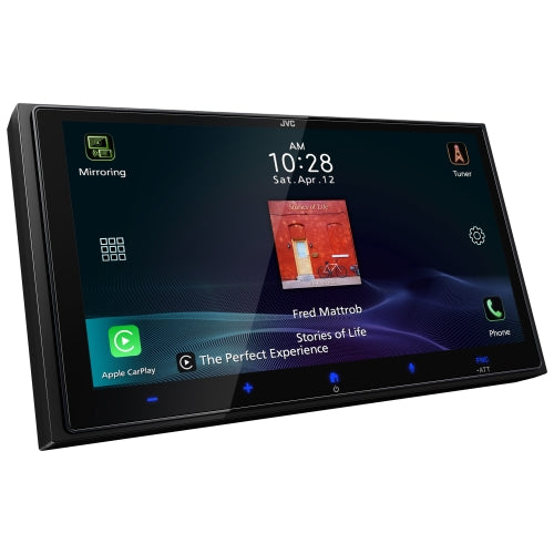 JVC 6.92 HD Digital Media Receiver with Wireless Apple CarPlay & Android Auto KW-M795BW