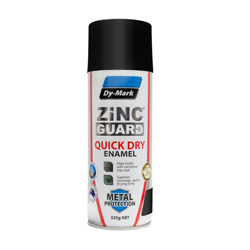 Dy-Mark(Aust) P/L Zinc Guard Quick Dry Enamel Satin Black 230932201