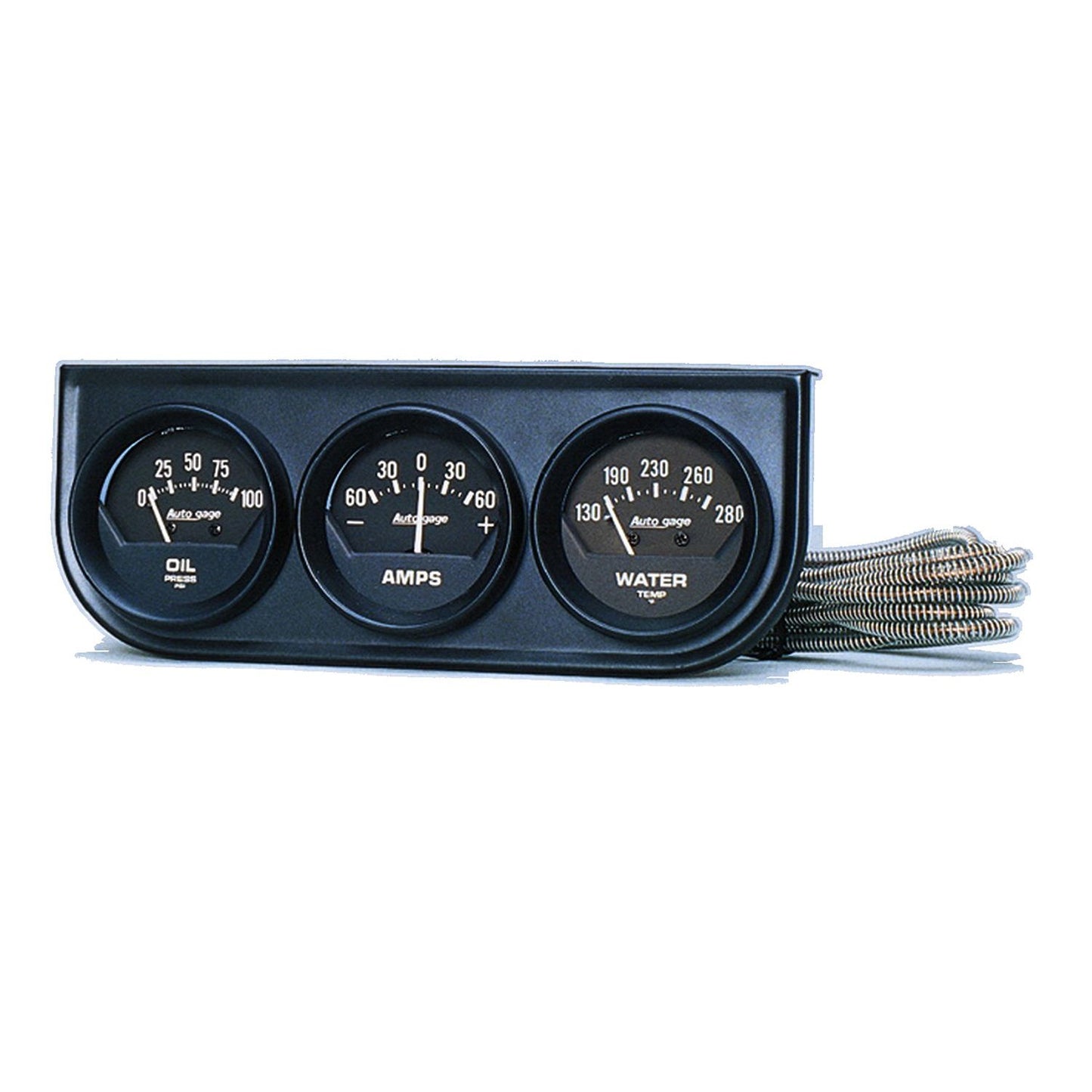AutoMeter 2 3 Gauge Console Oil/ Amp/W AU2347