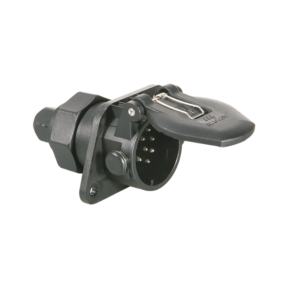 Erich Jaeger Trailer Socket 15 Pin Round Large - Plastic 00584300