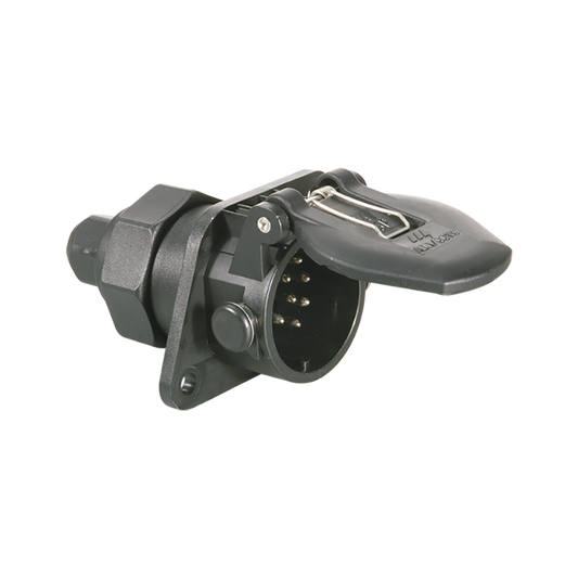 Erich Jaeger Trailer Socket 15 Pin Round Large - Plastic 00584300