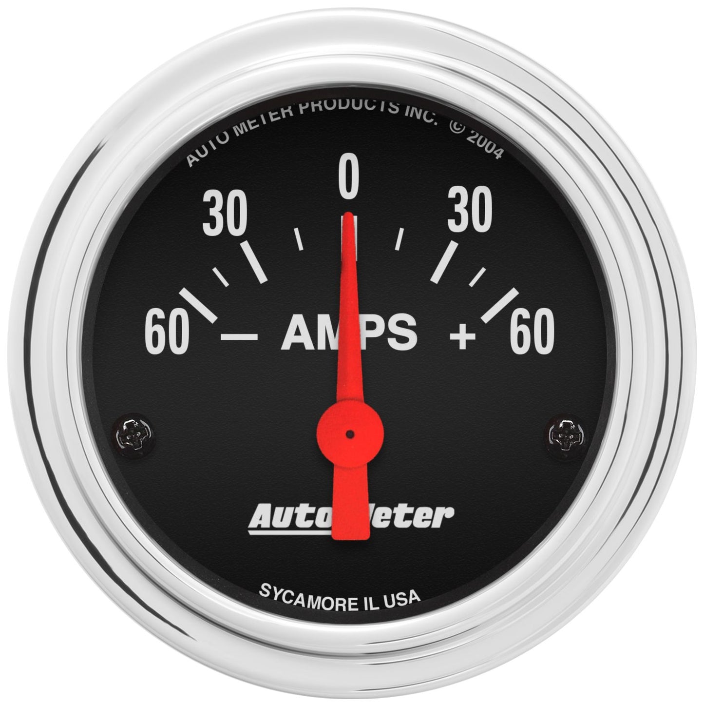 AutoMeter Trad Chrome 2-1/16in Ammeter AU2586