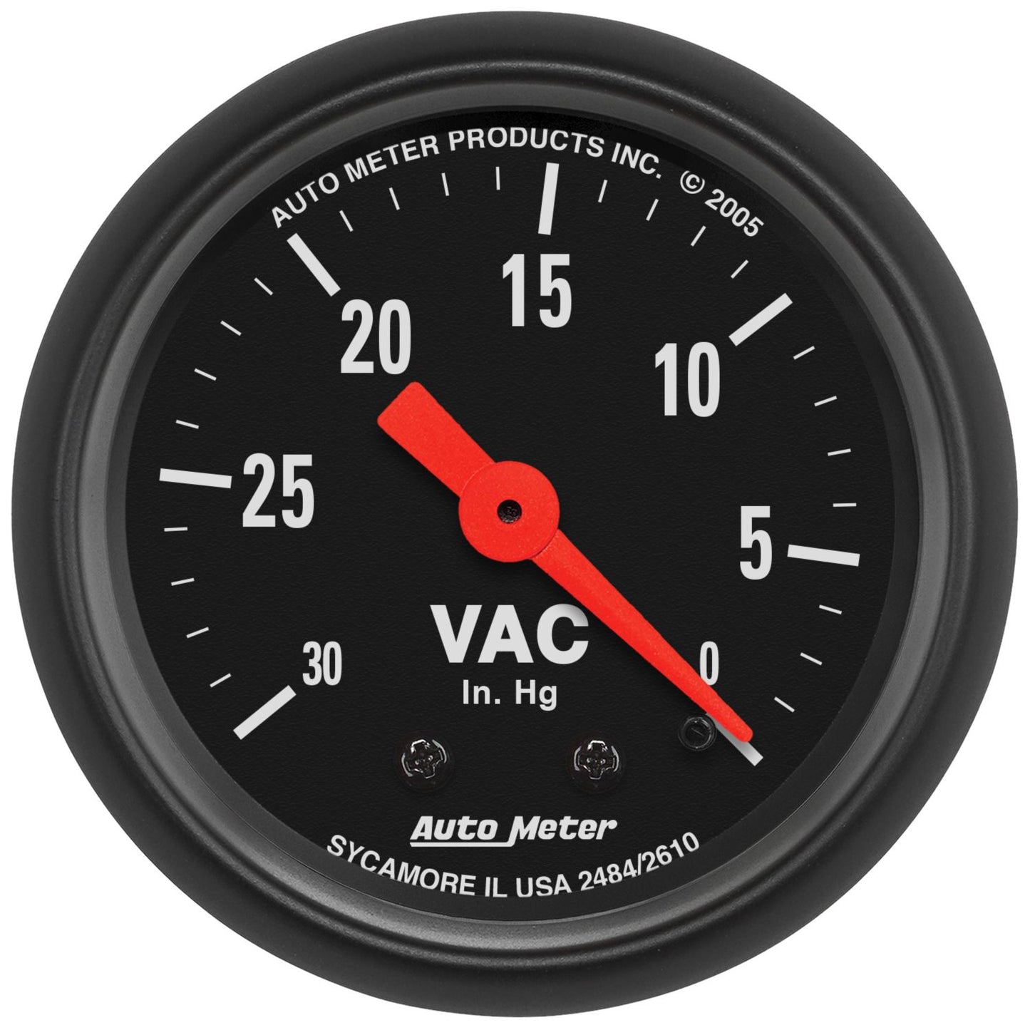 AutoMeter Z-Series 2-1/16in Vacuum Gauge AU2610