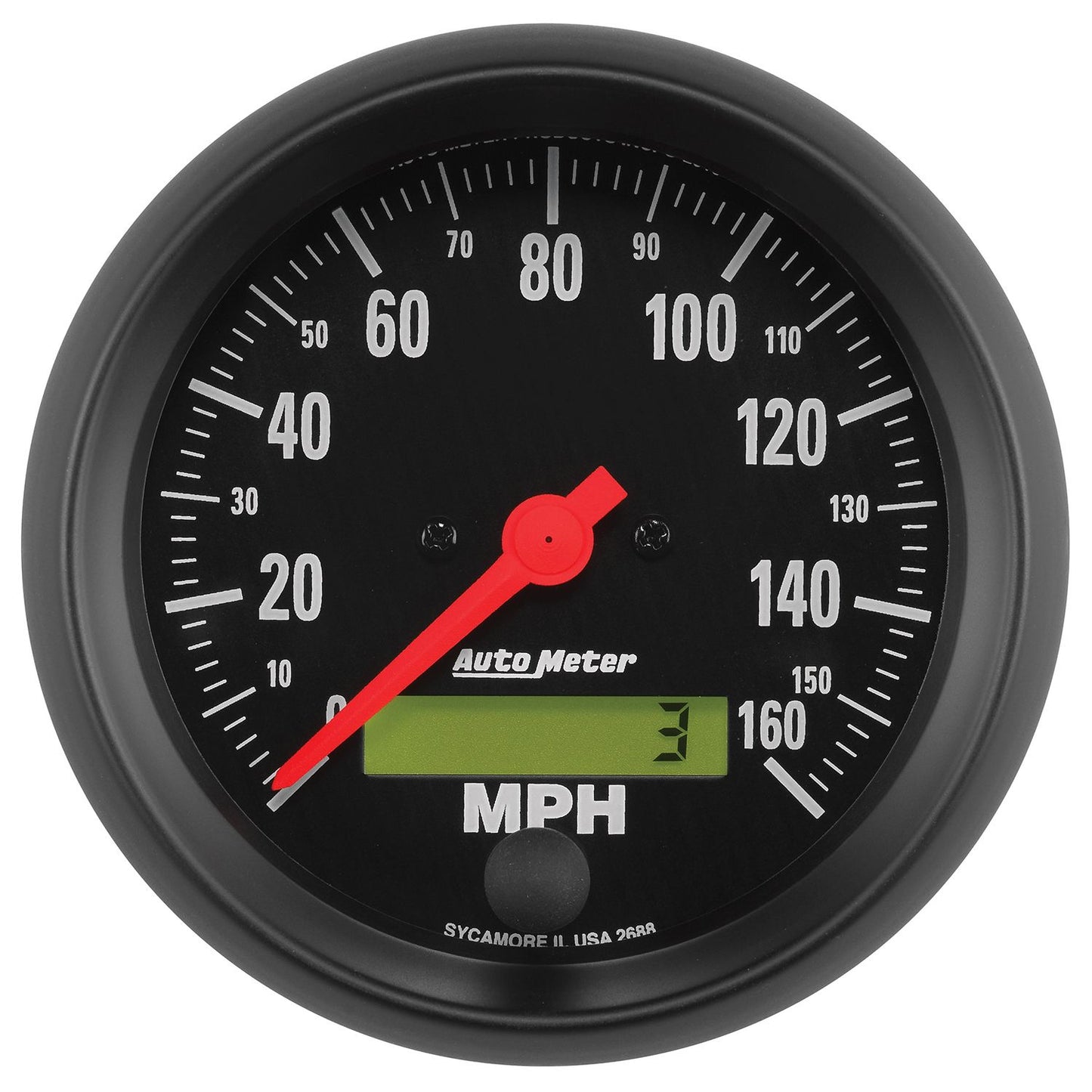 AutoMeter Z-Series 3-3/8in Speedo 160Mph AU2688