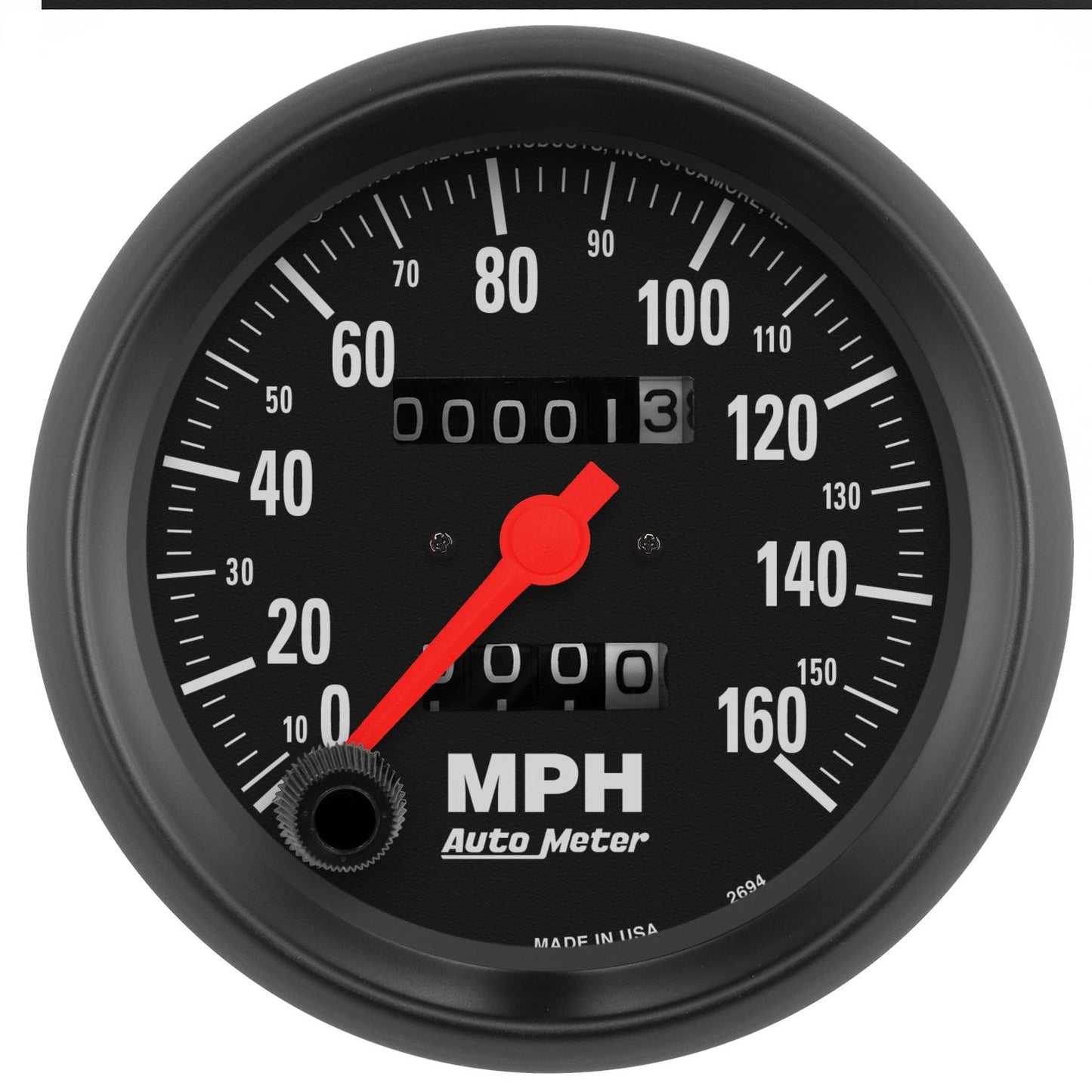 AutoMeter Z-Series 3-3/8in Speedo 160Mph AU2694
