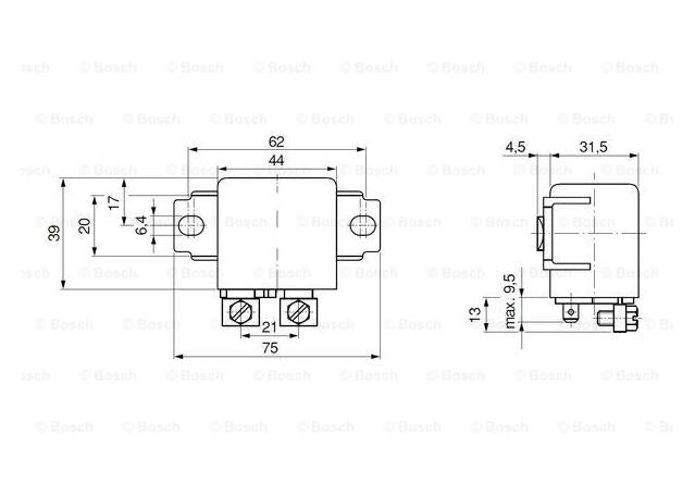 Bosch Main Current Relay 0 332 002 155