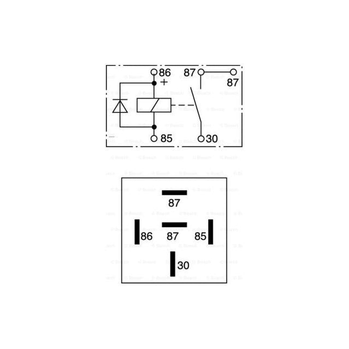 Bosch Main Current Relay 0 332 019 109