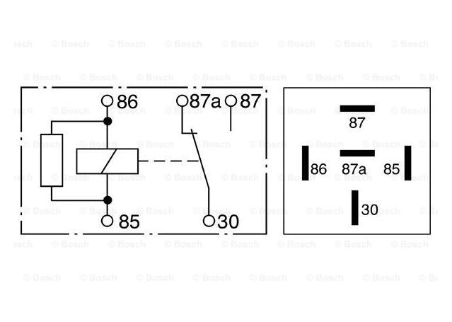 Bosch Main Current Relay 0 332 209 138