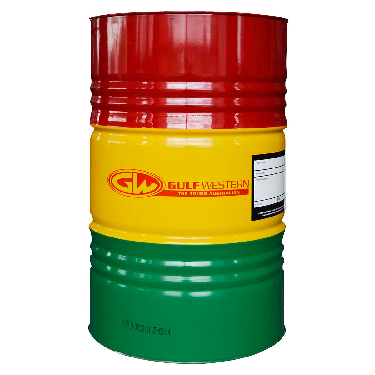 Gulf Western Top Dog XDO SAE 15W-40 C14/SL 205L 30012