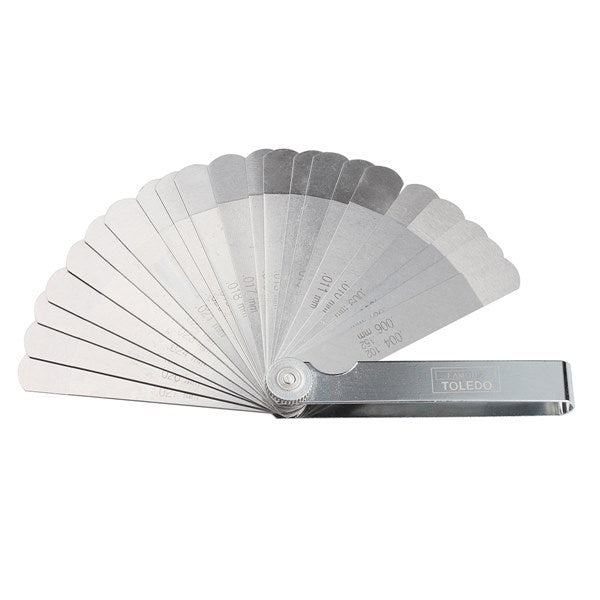 Toledo Feeler Gauge - Dual Straight 22 Blade Metric/Sae 301156