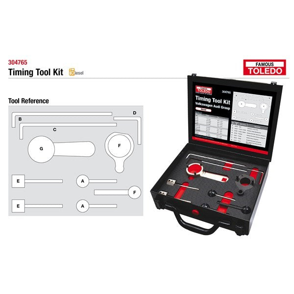 Toledo Timing Tool Kit Audi & Volkswagen 304765