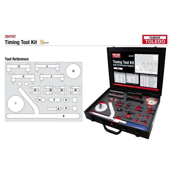Toledo Timing Tool Kit Audi Performance Engines 304767
