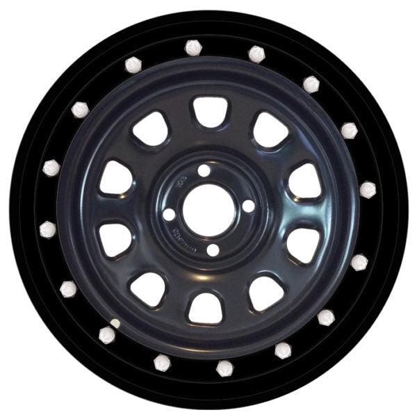 Autotecnica Wheel Trim Beadlock 15In Black Single BLS1
