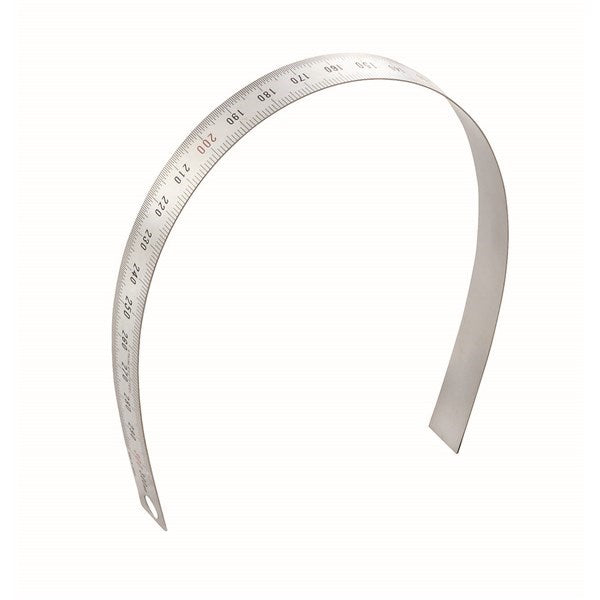 Toledo Stainless Steel Single Sided Flexible Rule Metric 1000mm 321059