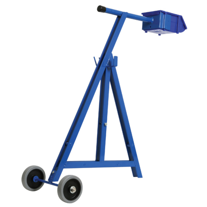 Dy-Mark Steel Strap Dispenser - Blue With Wheels 3518CR2S