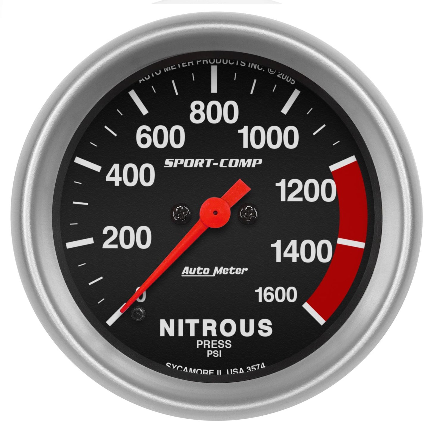 AutoMeter Sport-Comp 2-5/8in Nitrous Pres AU3574