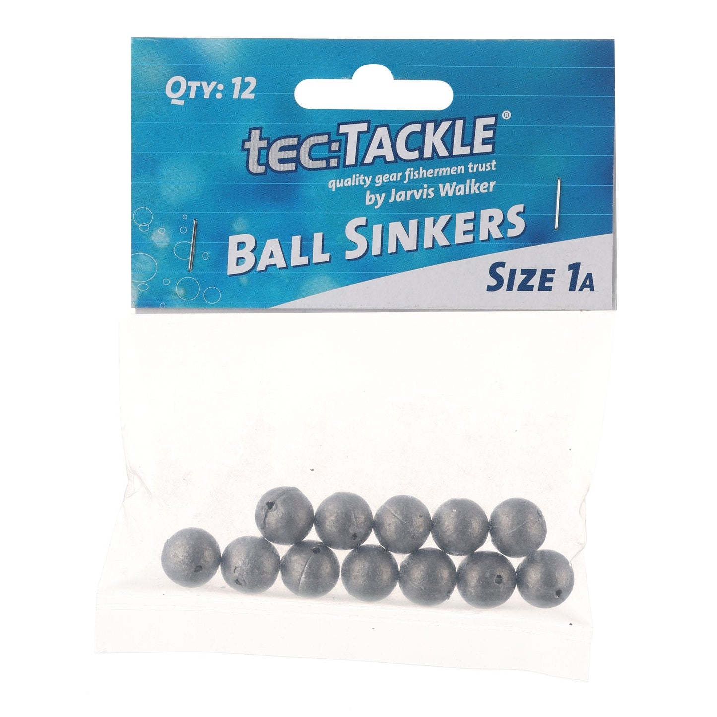 Jarvis Walker Tectackle Ball Sinker Sz1A Prepack 10Pk 36579