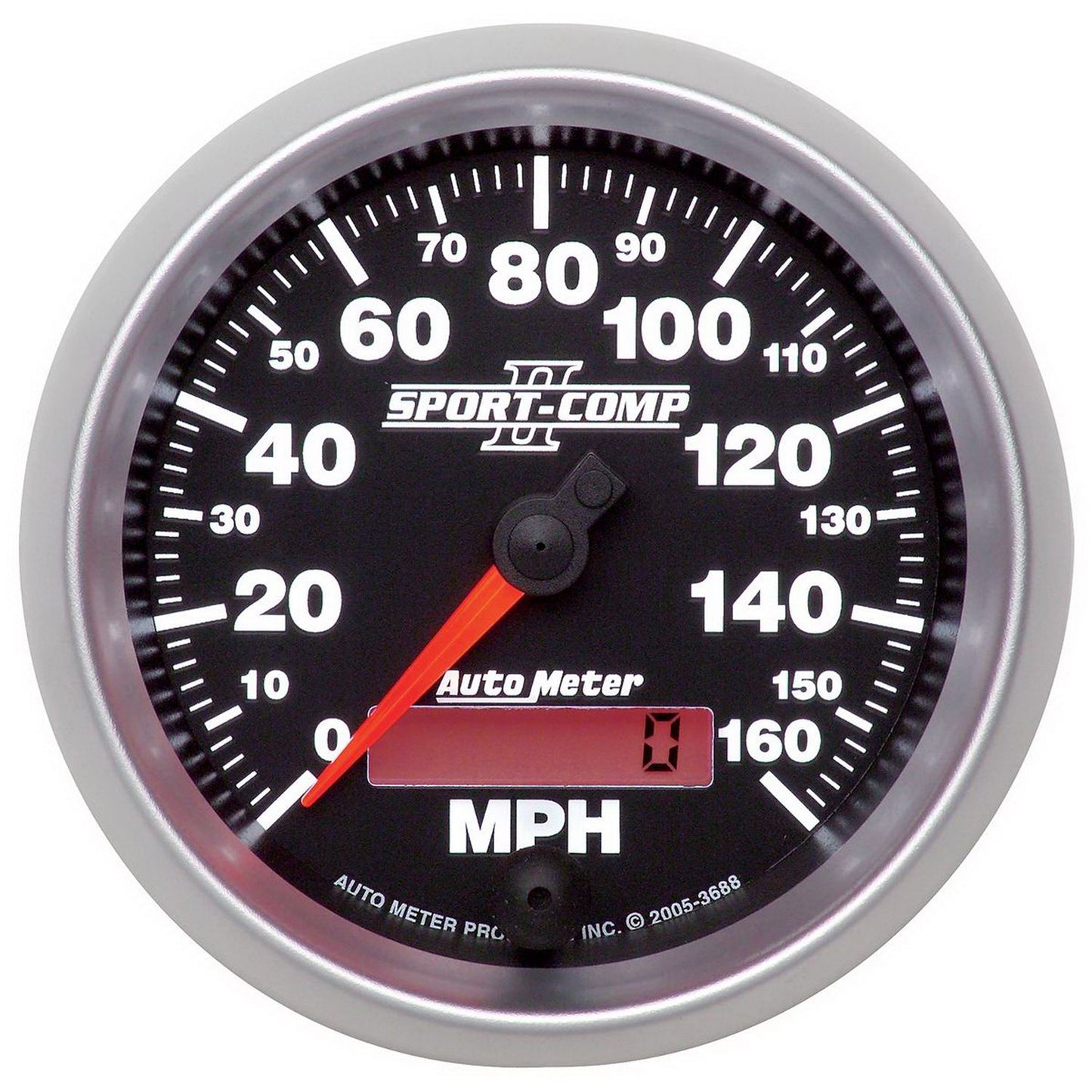 AutoMeter 3-3/8 Speedo 160 Mph Progra AU3688