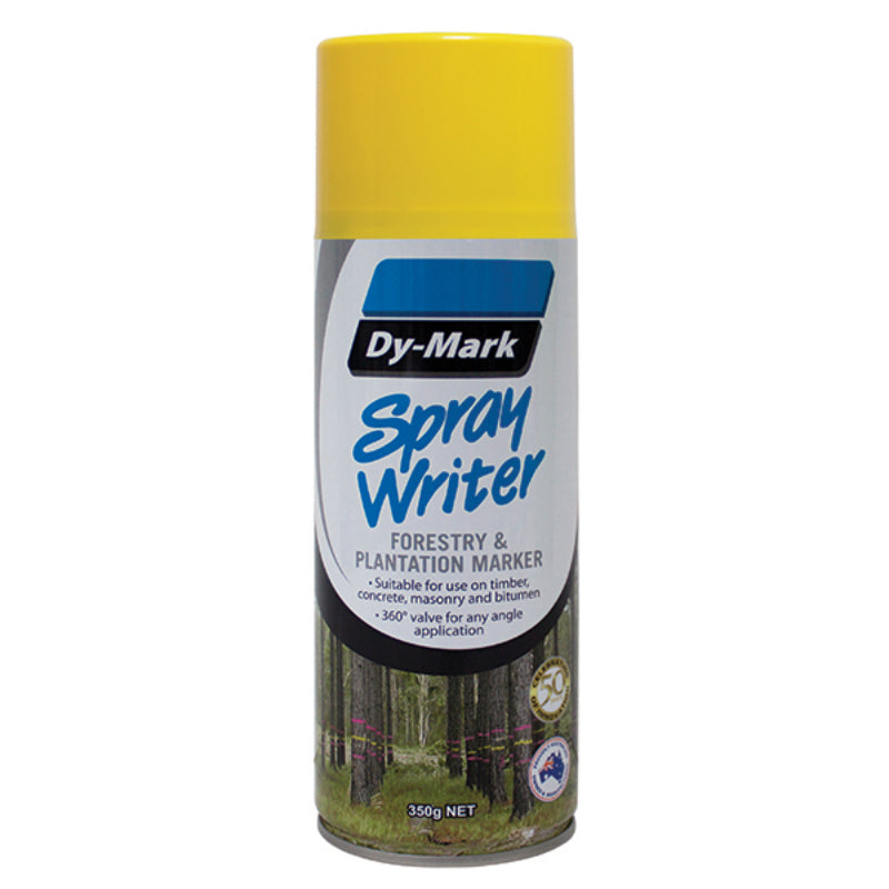 Dymark Paint Spray Writer Yellow Aerosol Can/350G 37023505