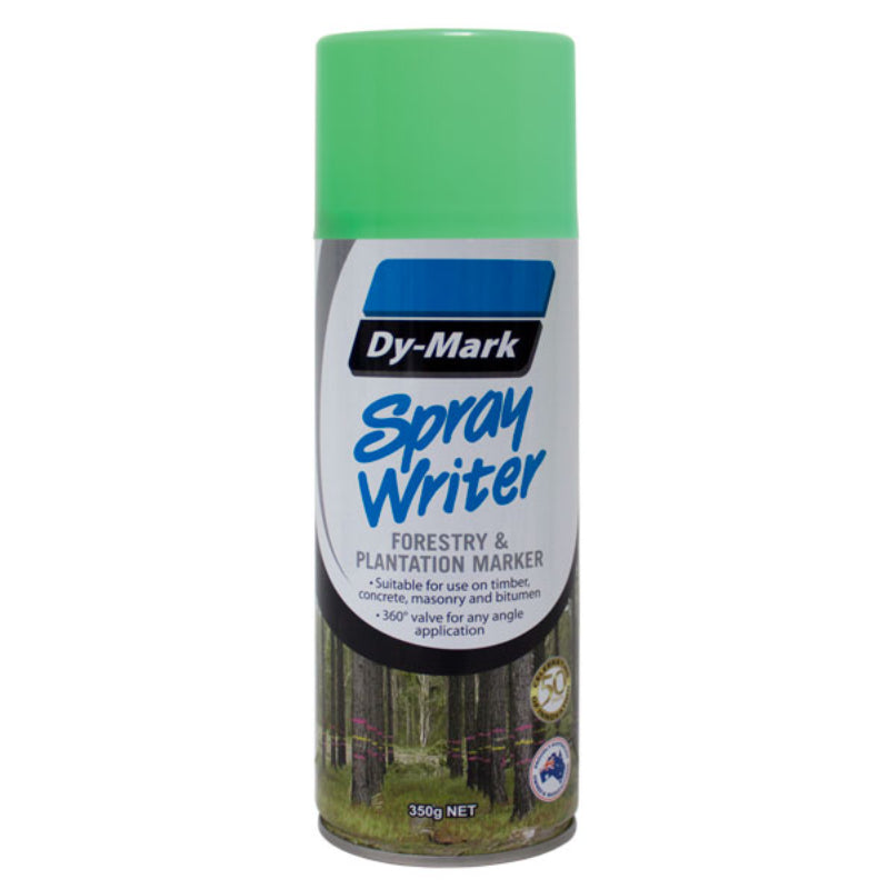 Dymark Paint Spray Writer Fluoro Green Aerosol Can/350G 37023524