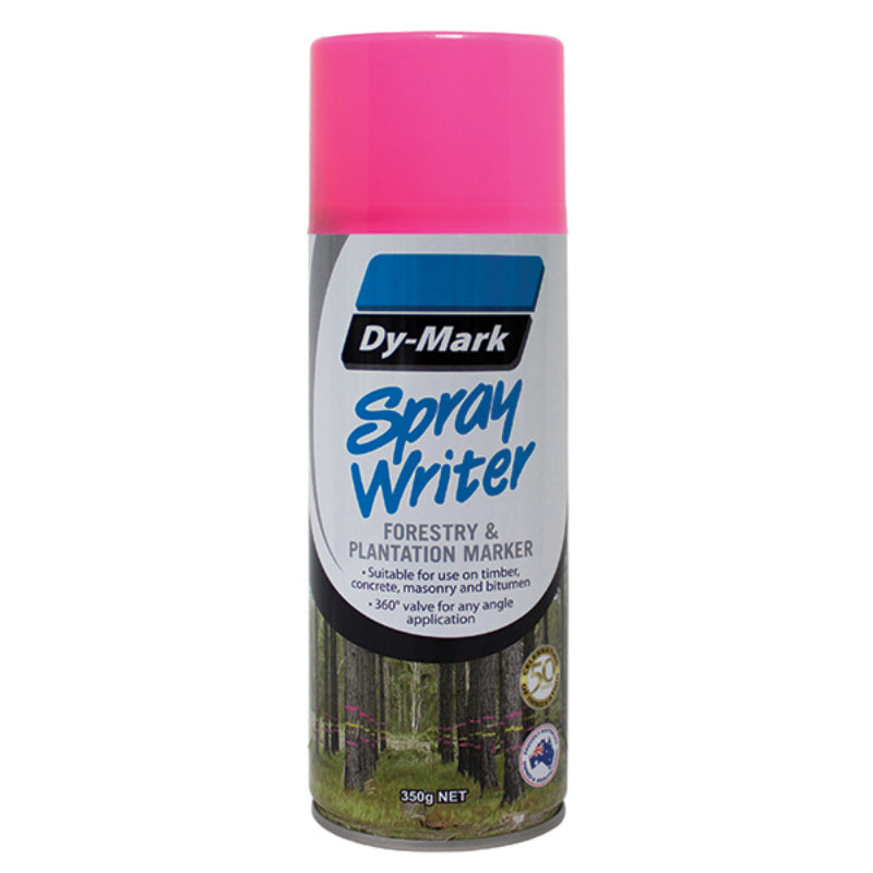 Dymark Paint Spray Writer Fluoro Pink Aersol Can/350G 37023529