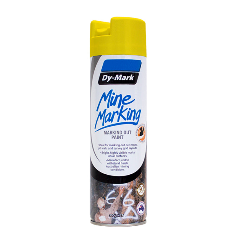 Dymark Paint Marker Mine Yellow Vertical Aerosol Can/350G 38033505