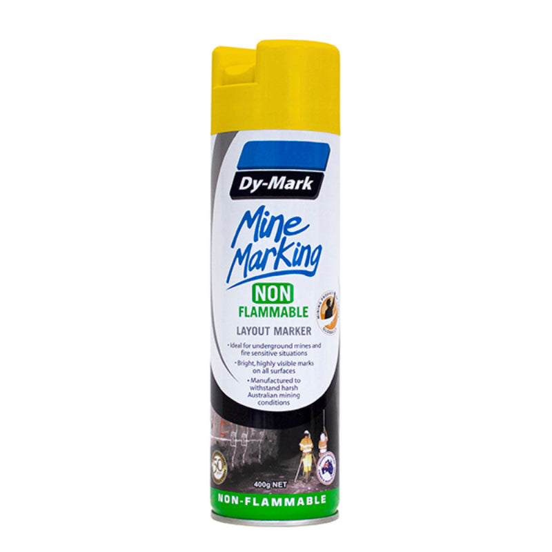 Dymark Paint Marker Mine Yellow Horizontal Spray And Mark 38043505
