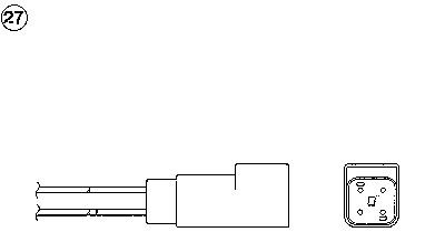 NTK Oxygen Sensor OZA660-EE28