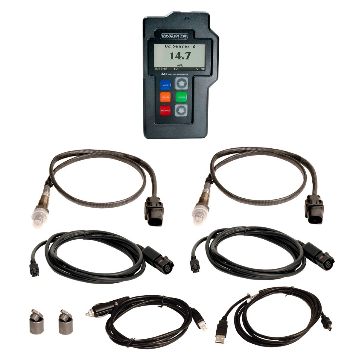 Innovate Motorsport LM-2: Handheld Digital Wideband Air/Fuel Ratio Meter & Datalogger, DUAL (2) O2, BASIC Kit 38940