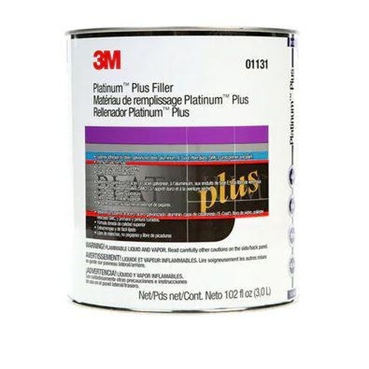 3M Platinum Body Filler 3L 70008000955