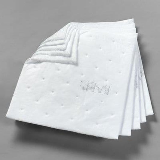 3M Sorbent Pads Oil & Petroleum 100 Pack 70070405793