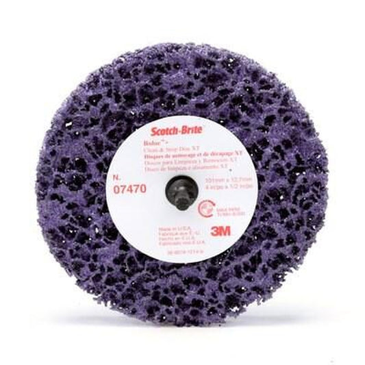 3M Scotch-Brite Rotoc Clean & Strip Disc Silicone Carbide Purple 75mm FN510078853