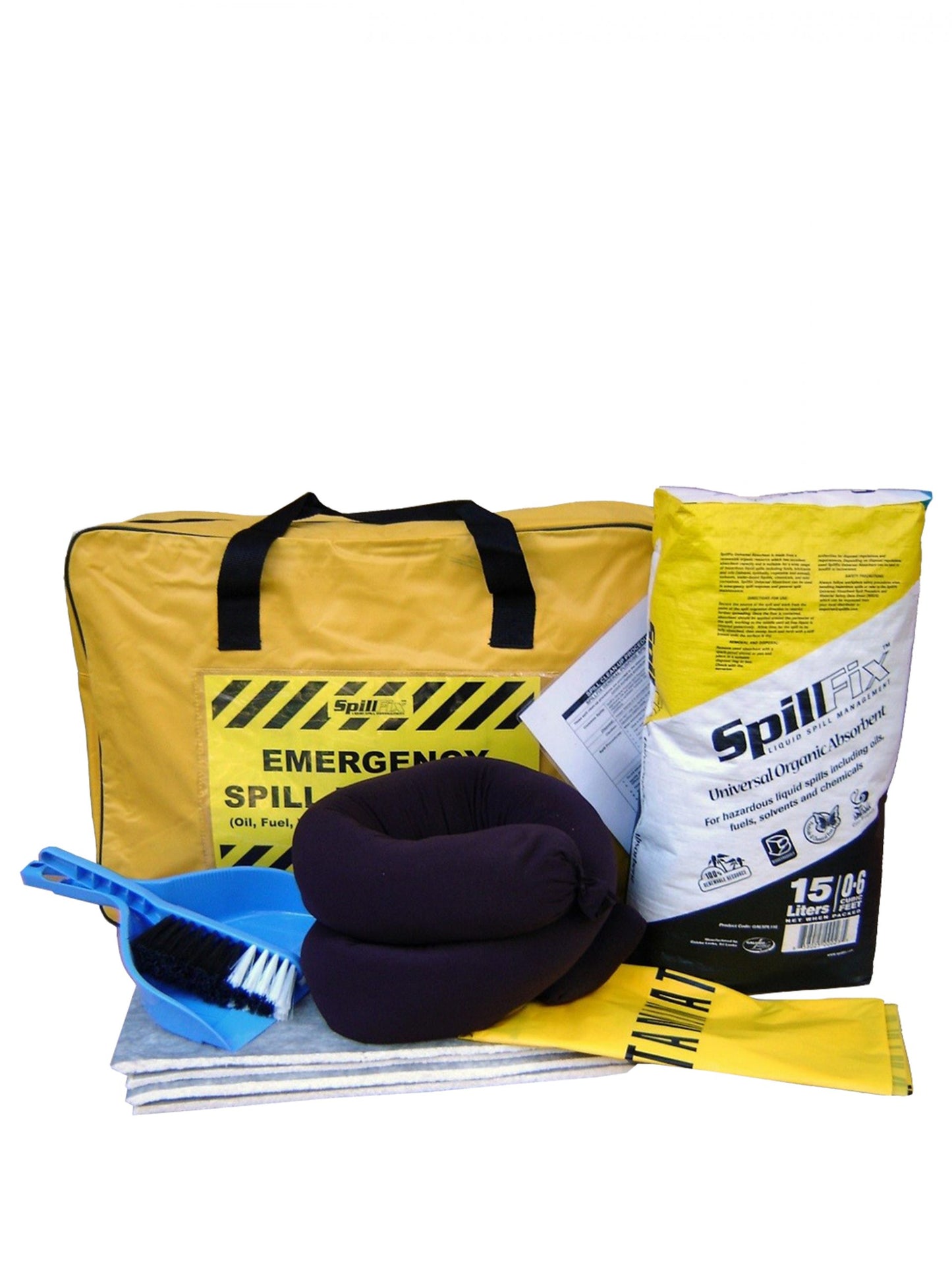 Gulf Western SpillFix Emergency Spill Kit Oil Absorbent 40010