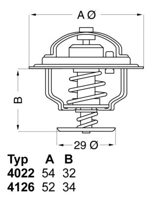 WAHLER Thermostat 4022.74