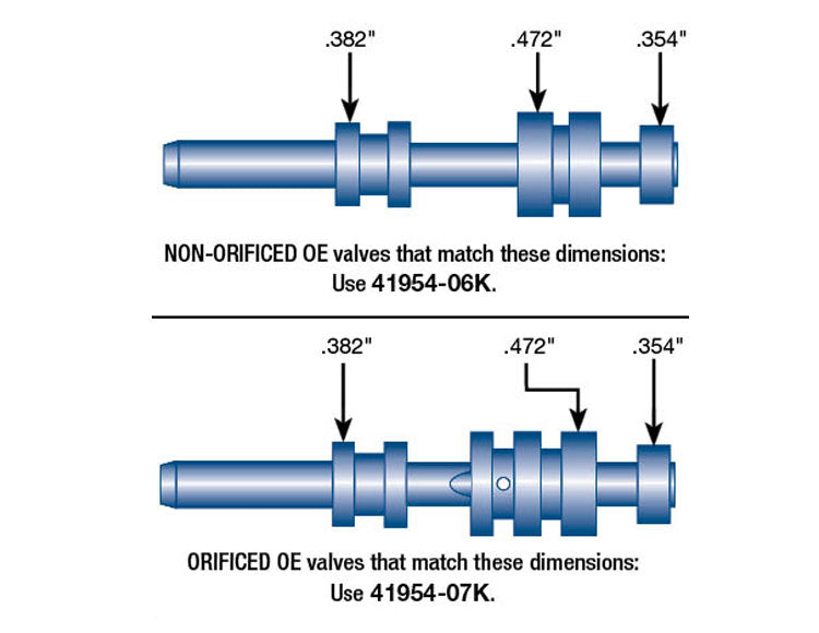 Sonnax Pres/Ctr Val Kit Wo/Ori F/R/V4&5A 41954-07K